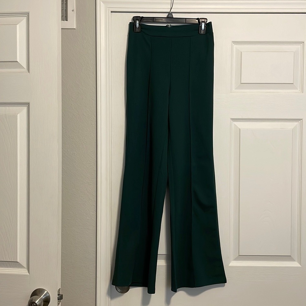 DARK GREEN HIGH WAIST PANT